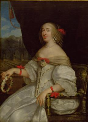 Louis Ferdinand Elle Portrait of Mademoiselle de Montpensier oil painting image
